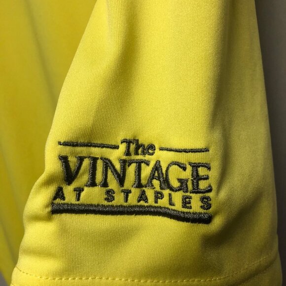 OGIO Golf Shirt Mens Large Bright Yellow Short Sleeve Polo - Picture 5 of 7